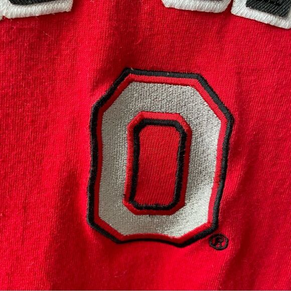 Ohio State University OSU YOUTH J America Red Applique Embroidered TShirt XXL - Picture 8 of 9